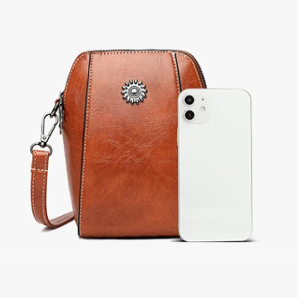 Sac Bandoulière pour Femmes en Simili Cuir | Plusieurs Poches