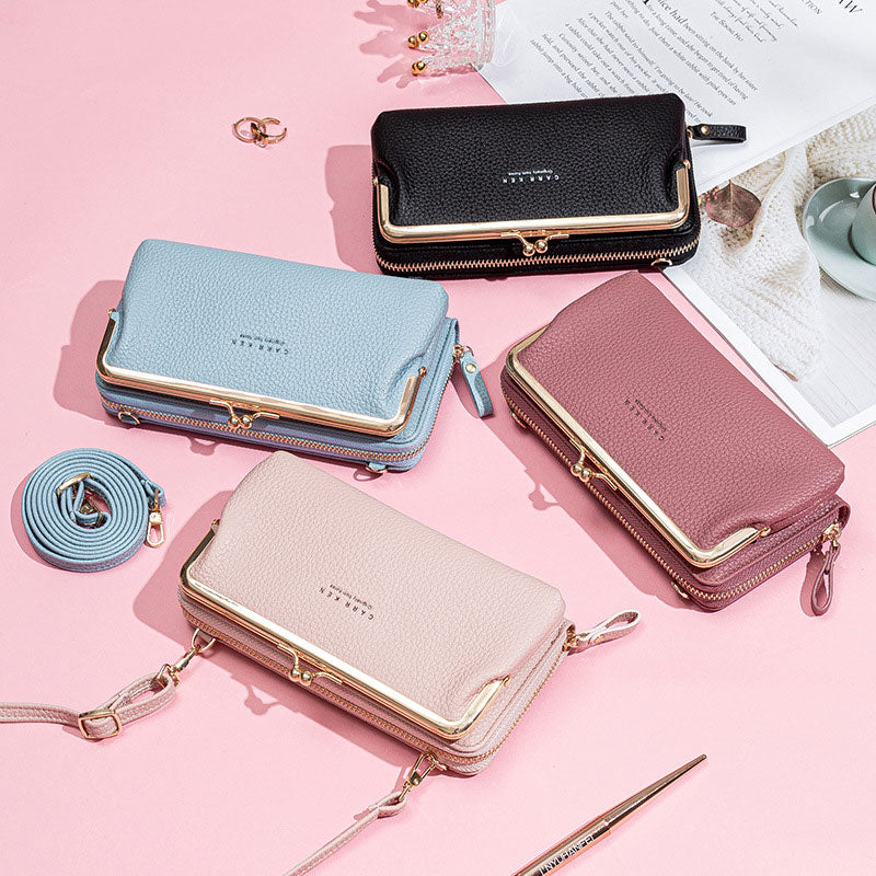 Sac à main mobile tendance en bandoulière – Spacieux, élégant et mécanisme de fermeture sécurisé