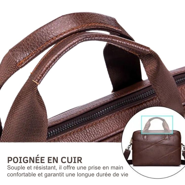 Sac Ordinateur en Cuir pour Homme