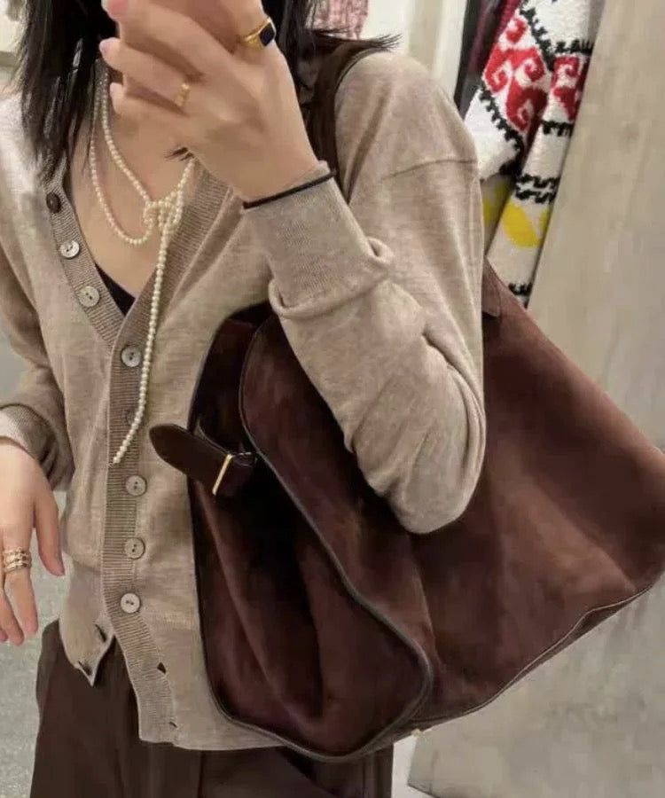 Sac en Suède avec Forme Classique
