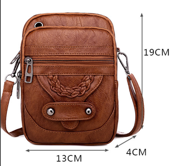 Carice - Sac en cuir vintage