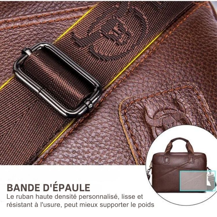 Sac Ordinateur en Cuir pour Homme