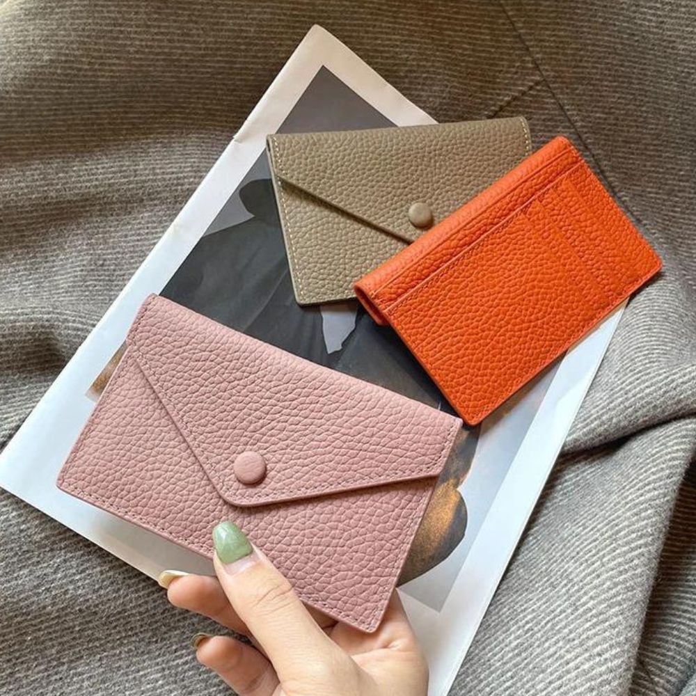 Porte Carte Bancaire en Cuir pour Femme