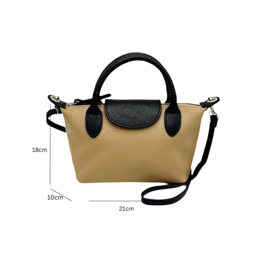 Sac bandoulière en cuir véritable, petit, élégant et polyvalent