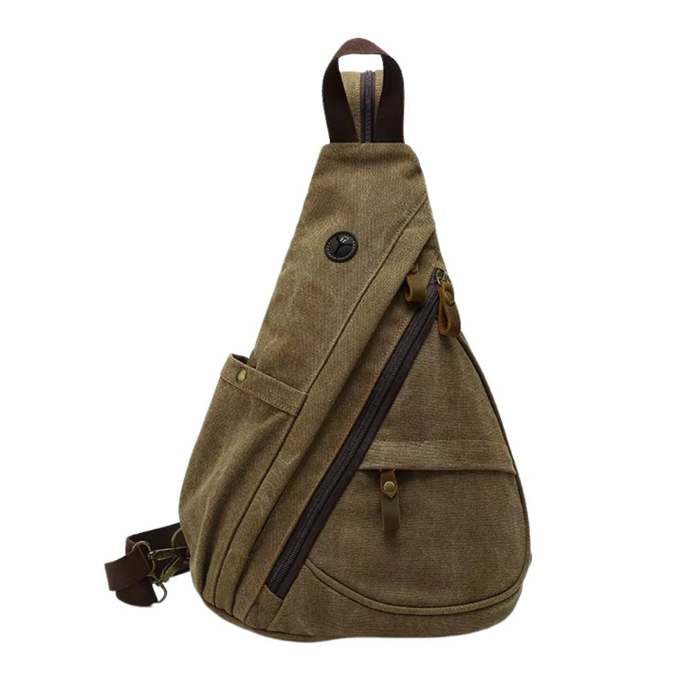 Sacoche Grand Sac à Poitrine en Toile