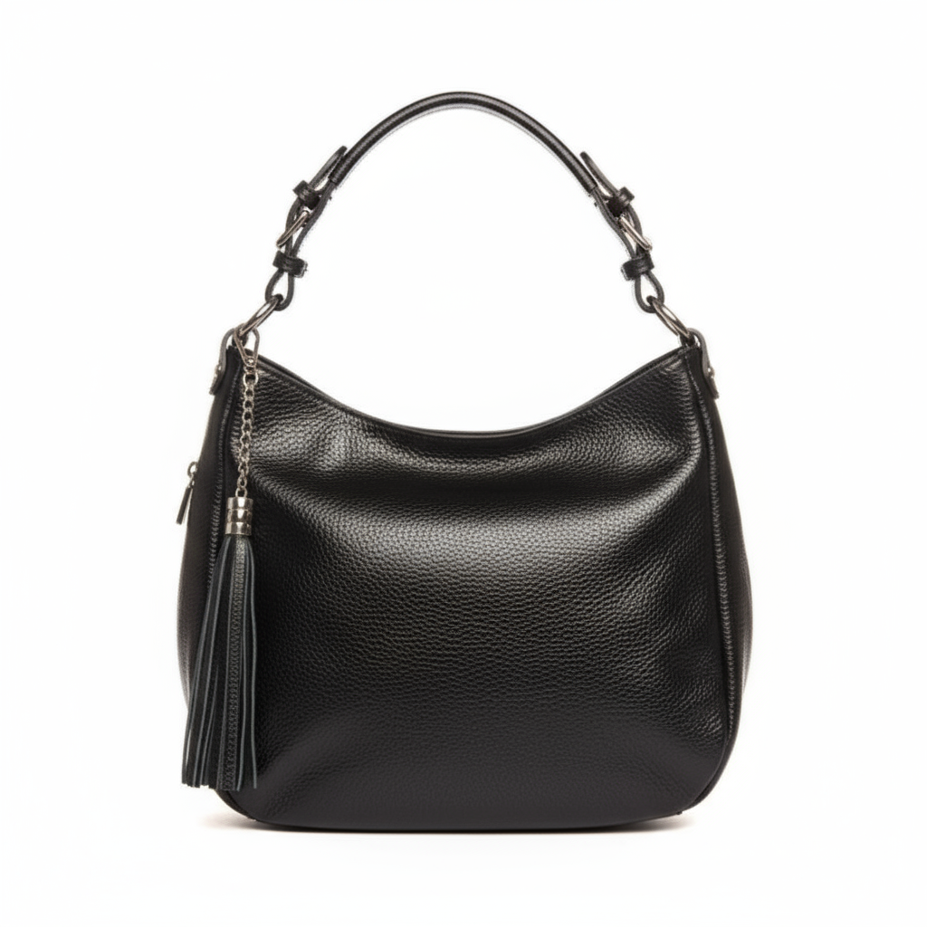 Sac shopper en cuir de taille moyenne avec poches latérales pratiques pour femmes