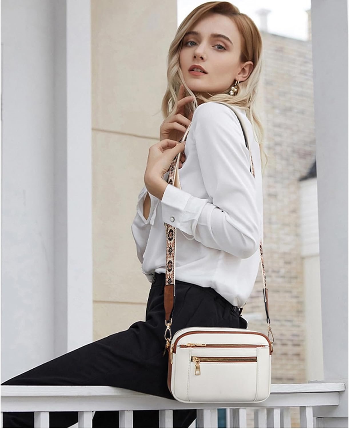 Ella | Sac à bandoulière en cuir raffiné