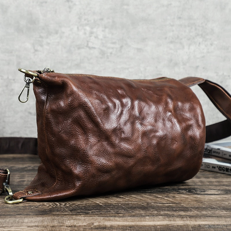 Sacoche à Main à Bandoulière en Cuir Chic & Vintage