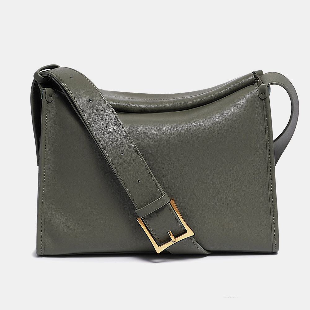 Sac Bandoulière Messager Chic en Cuir Souple
