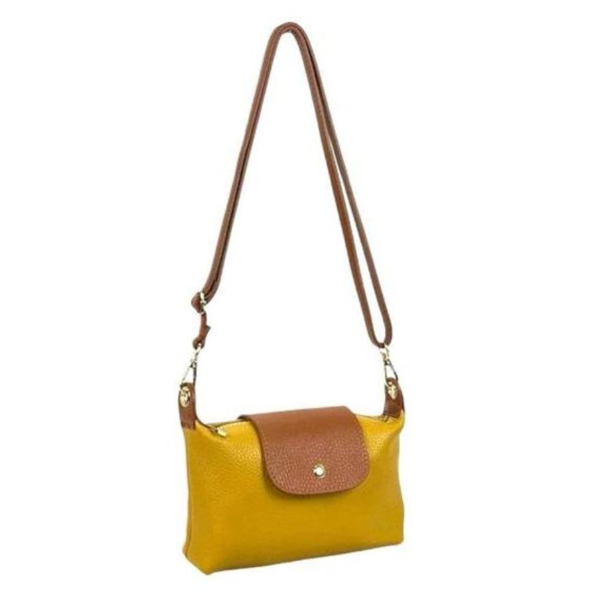 Petit sac bandoulière en cuir italien, élégant et polyvalent