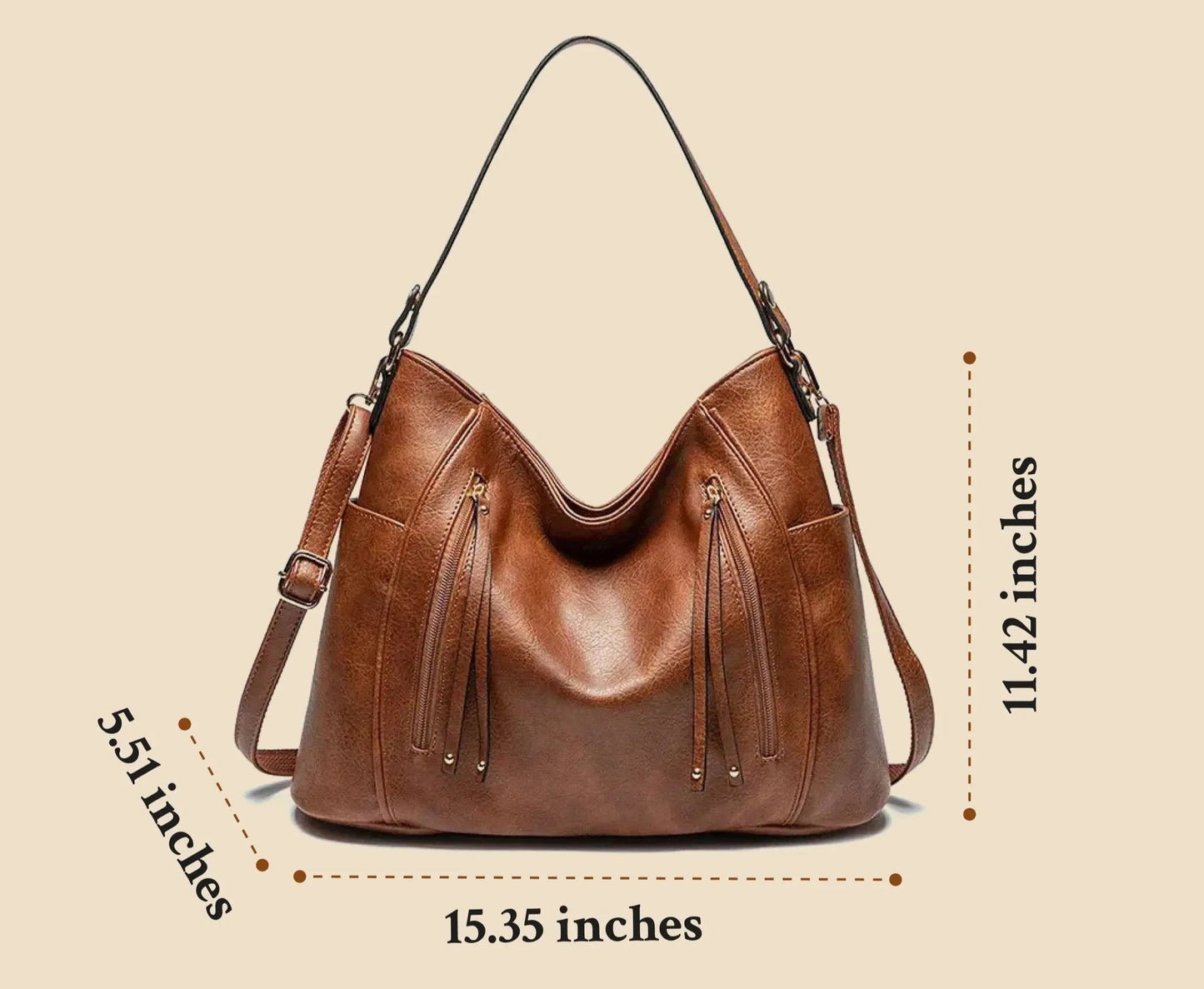 Norah - Sac en Cuir Élégant et Luxueux