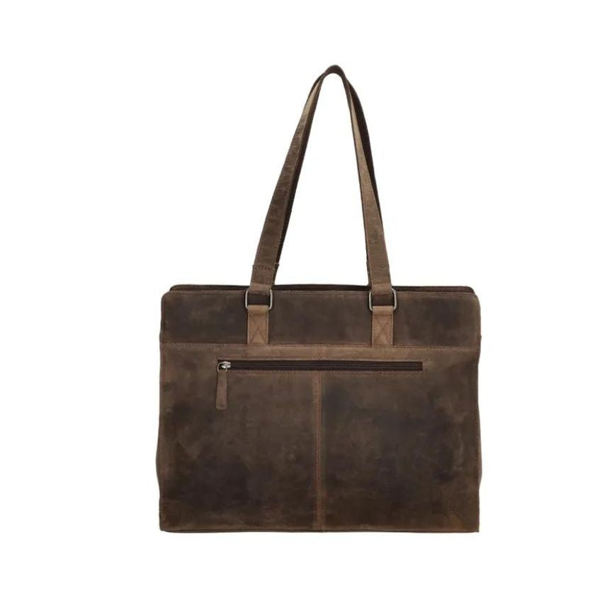 Sac en cuir pour homme 15 pouces - Mallette avec grand espace de rangement