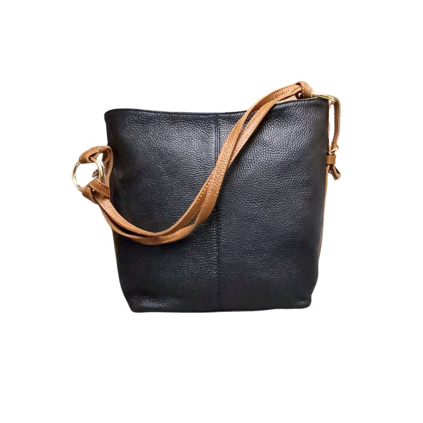 Sac à main en cuir pour femmes avec poche latérale pour le quotidien et le bureau