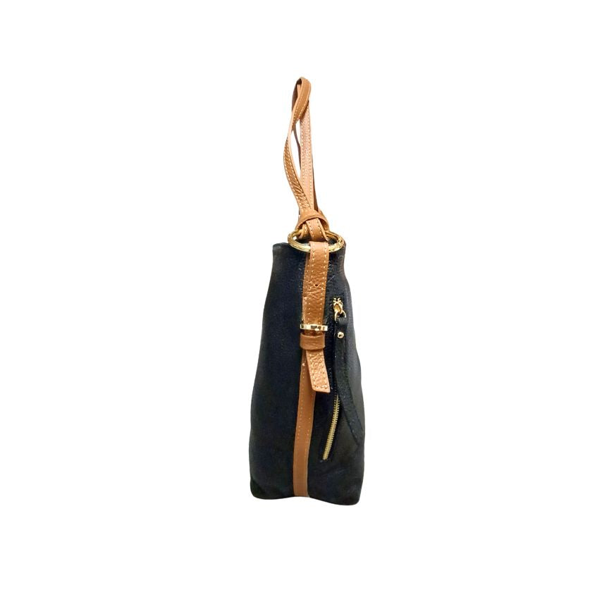 Sac à main en cuir pour femmes avec poche latérale pour le quotidien et le bureau