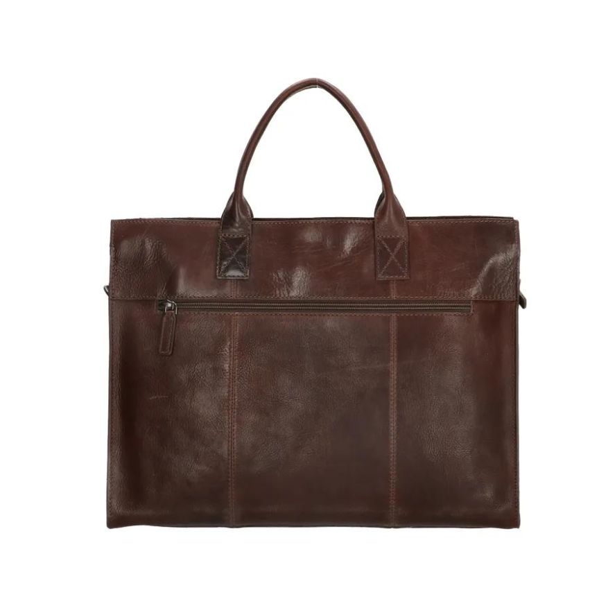 Sac d'affaires en cuir pour femmes avec compartiment pour ordinateur portable 15" - Élégance & Fonctionnalité