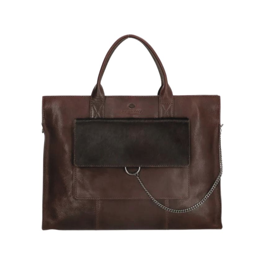 Sac d'affaires en cuir pour femmes avec compartiment pour ordinateur portable 15" - Élégance & Fonctionnalité