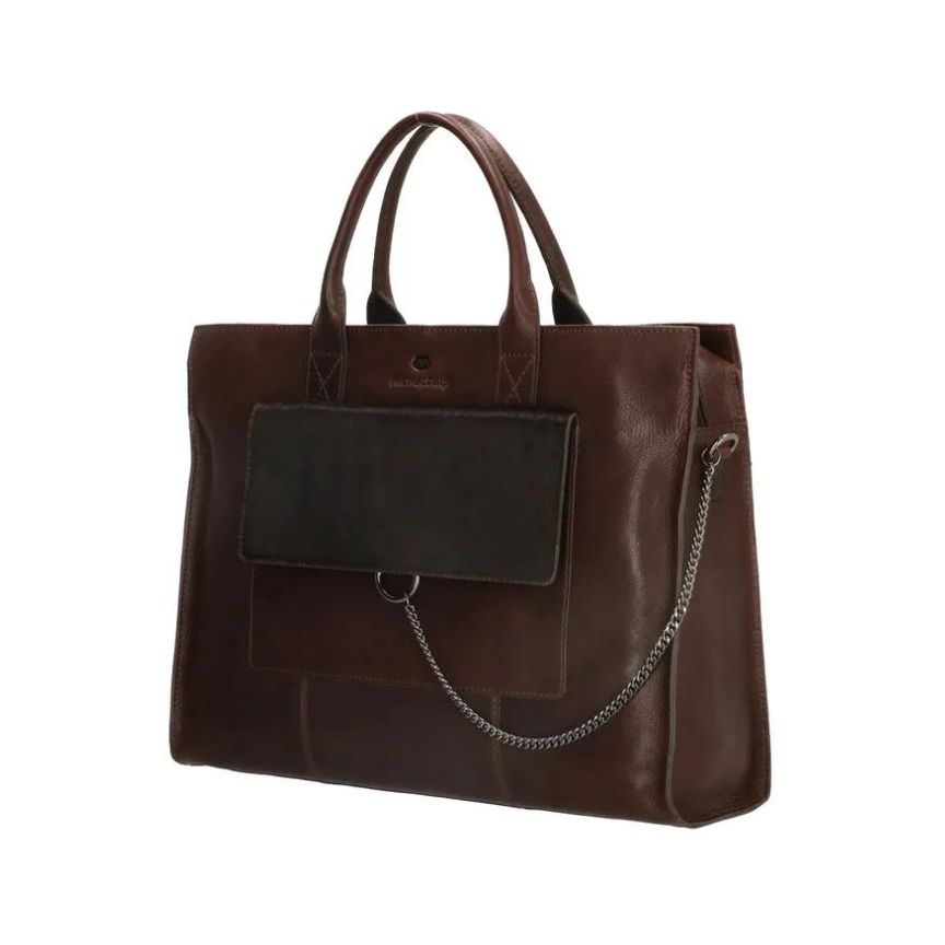Sac d'affaires en cuir pour femmes avec compartiment pour ordinateur portable 15" - Élégance & Fonctionnalité