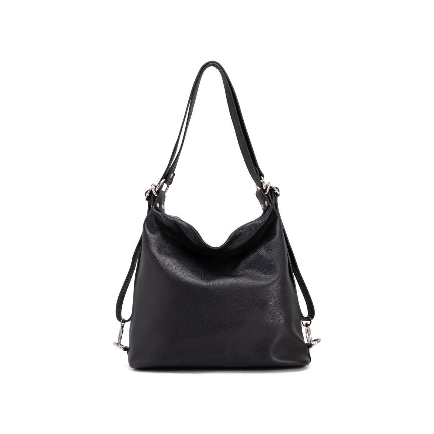 Sac shopper pour femmes en cuir - portable en tant que sac à bandoulière ou sac à dos
