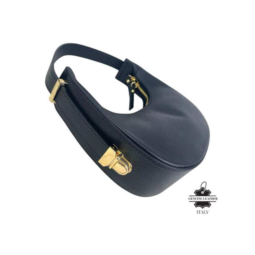 Sac à main demi-lune en cuir pour femmes Edel - élégant pour le quotidien et les loisirs