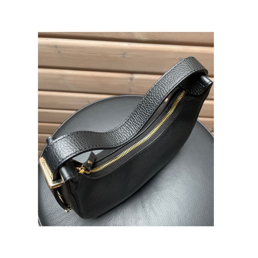 Sac à main demi-lune en cuir pour femmes Edel - élégant pour le quotidien et les loisirs