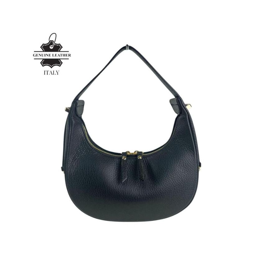 Sac à main demi-lune en cuir pour femmes Edel - élégant pour le quotidien et les loisirs