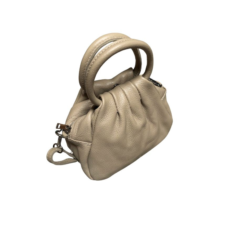 Sac à main élégant pour dames en cuir 100 % - fait à la main en Italie