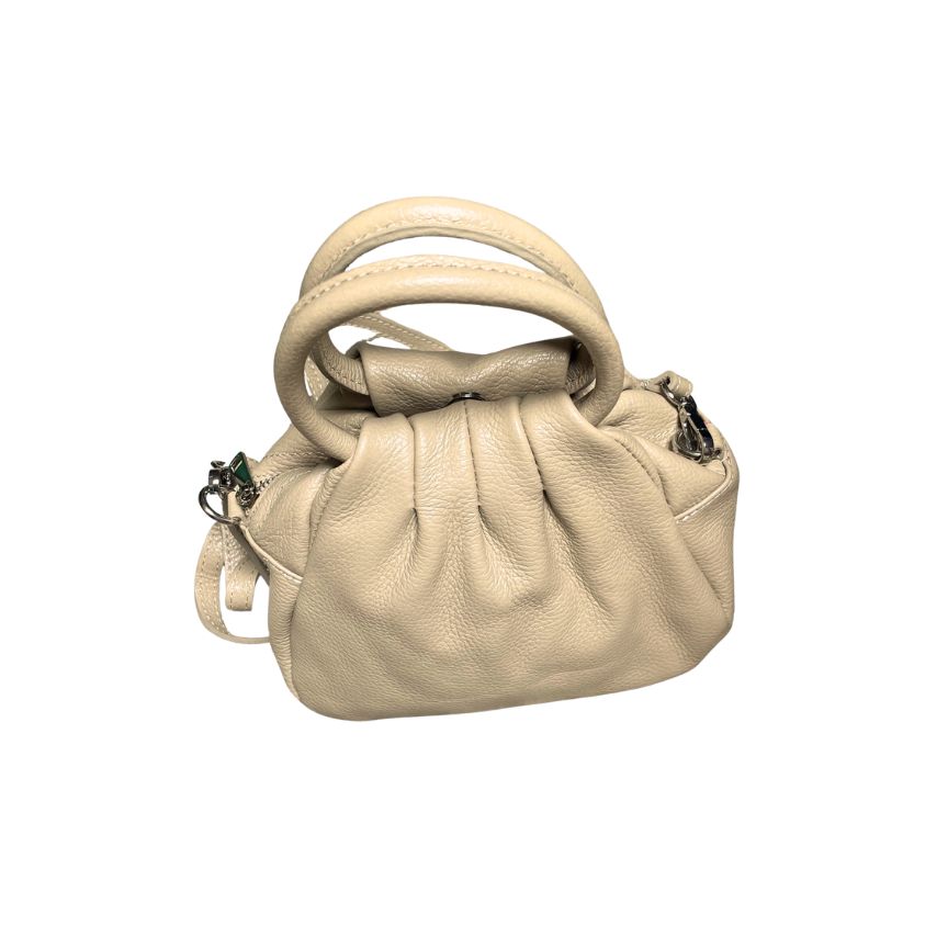 Sac à main élégant pour dames en cuir 100 % - fait à la main en Italie
