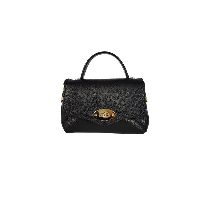 Élégante mini-sac à main en cuir pour femmes d'Italie - simple et petit