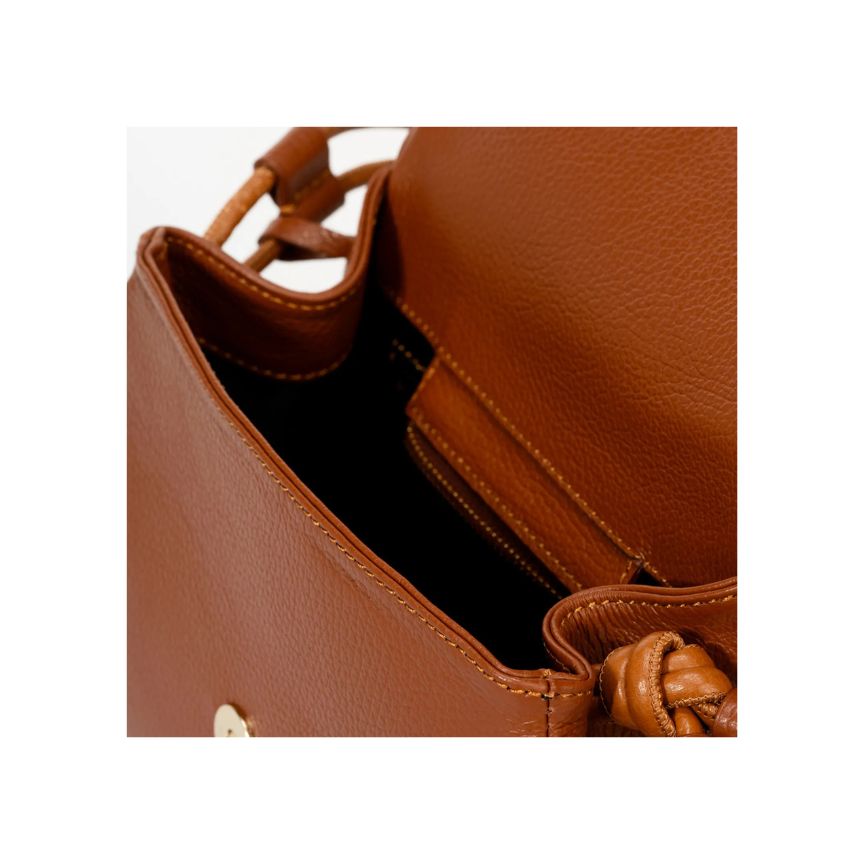 Sac à main en cuir élégant pour femmes - compact, spacieux, simple