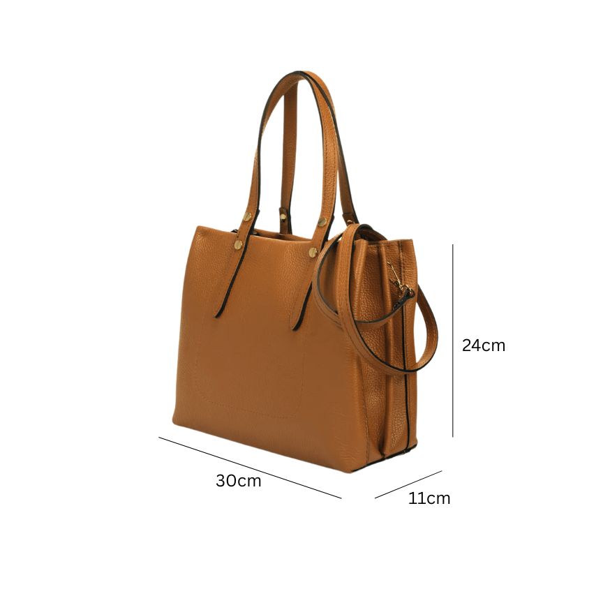 Sac à bandoulière en cuir pour femmes élégant - design épuré