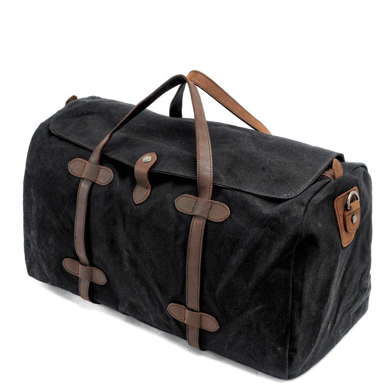 Sac de Voyage de Grande Capacité Vintage en Toile Femme