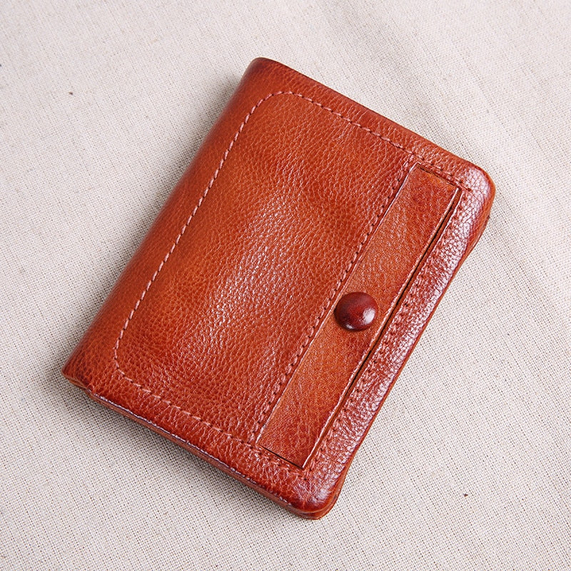 Portefeuille de Luxe Souple Classique en Cuir pour Homme