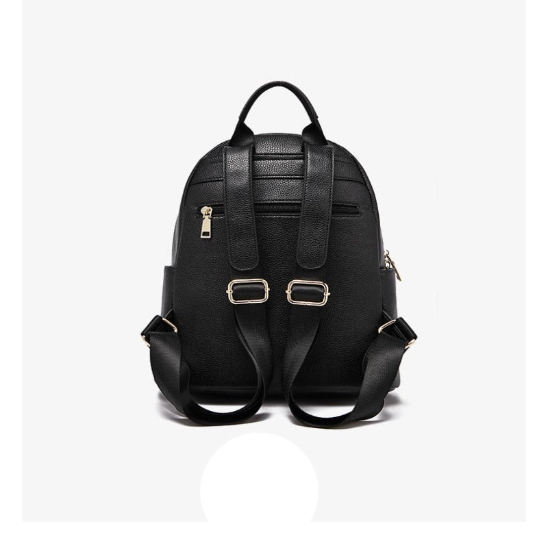Sac à Dos Simple en Cuir Souple pour Femme