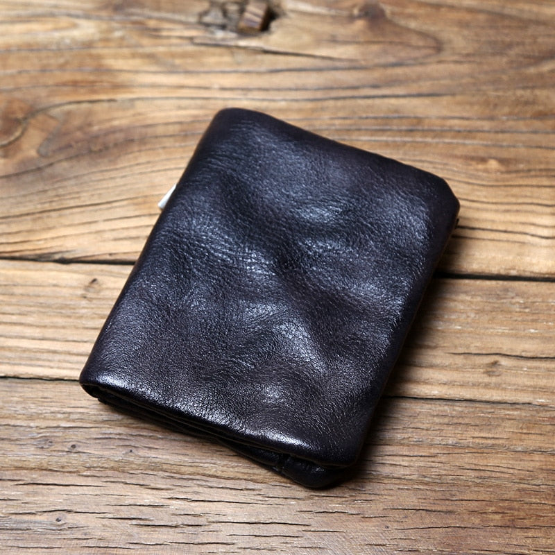 Porte-Monnaie en Cuir Souple pour Homme