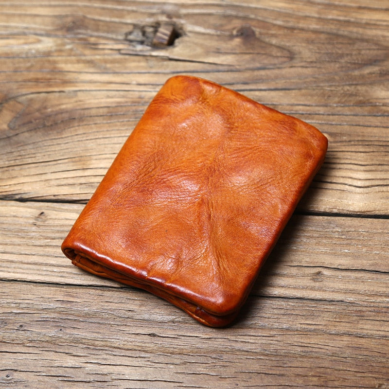 Porte-Monnaie en Cuir Souple pour Homme