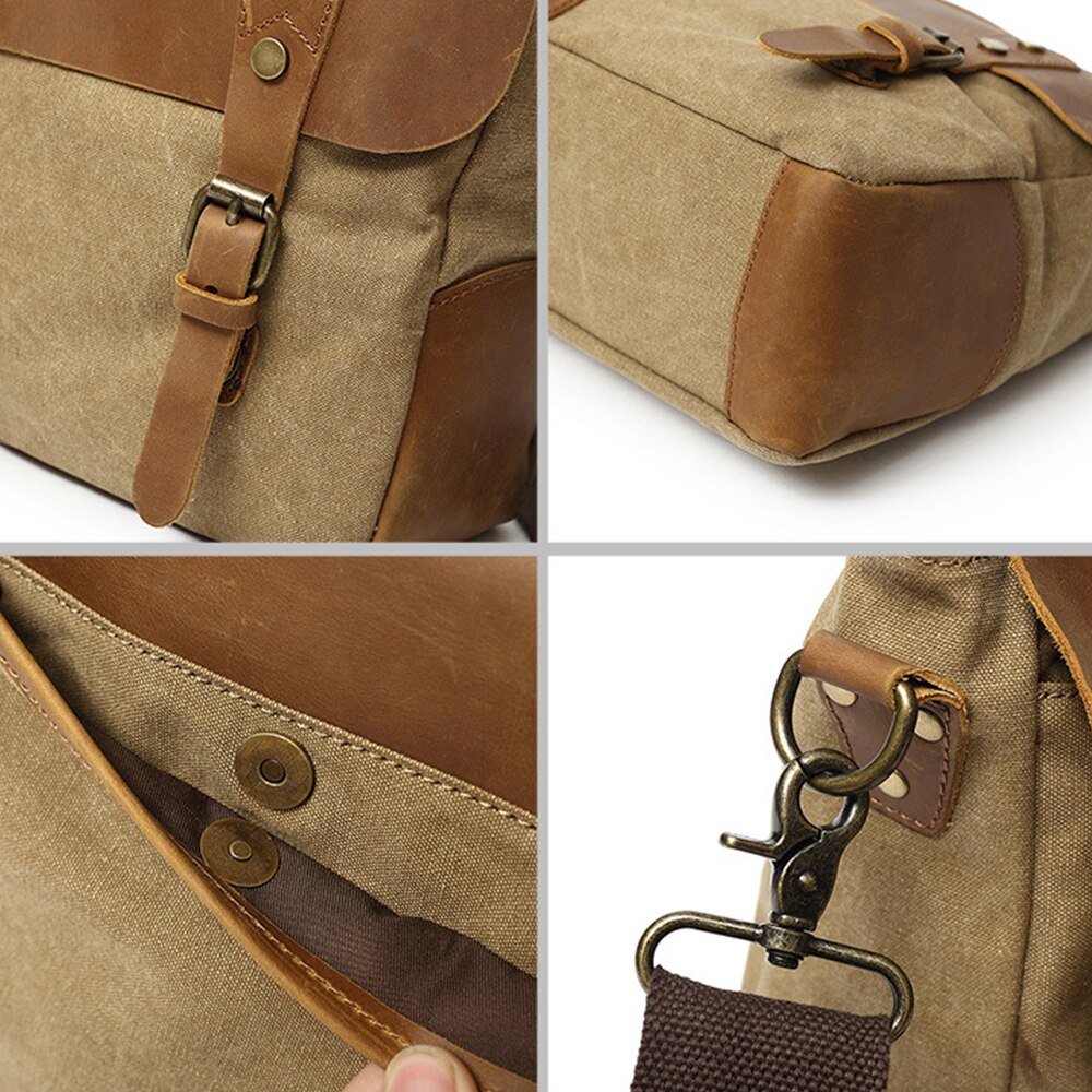 Sac Ordinateur Messager en Toile 14 pouces pour Femme