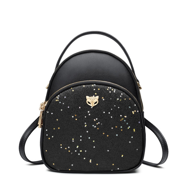 Sac à Dos Petit de Luxe avec Bandoulière pour Femme