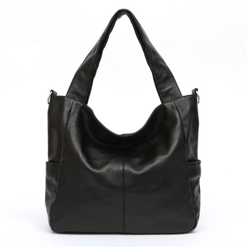 Sac Cabas Classique de Grande Capacité en Cuir