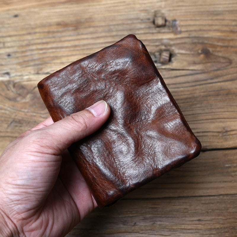 Porte-Monnaie en Cuir Souple pour Homme