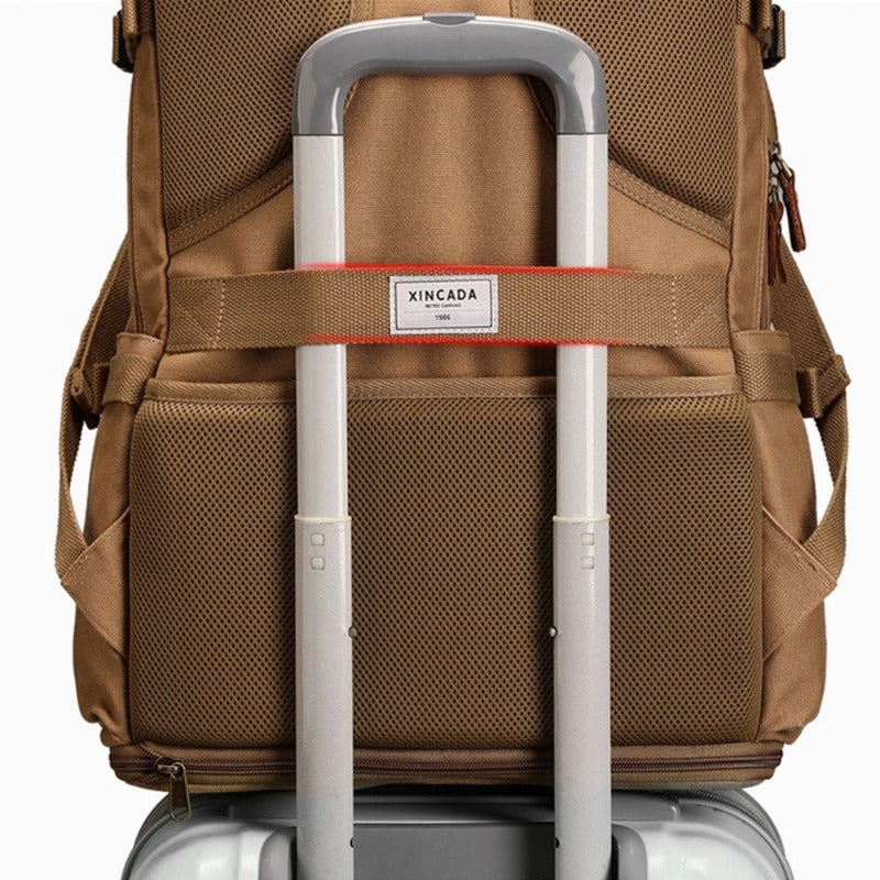 Sac de Voyage et Randonnée Multipoches en Toile Décontracté