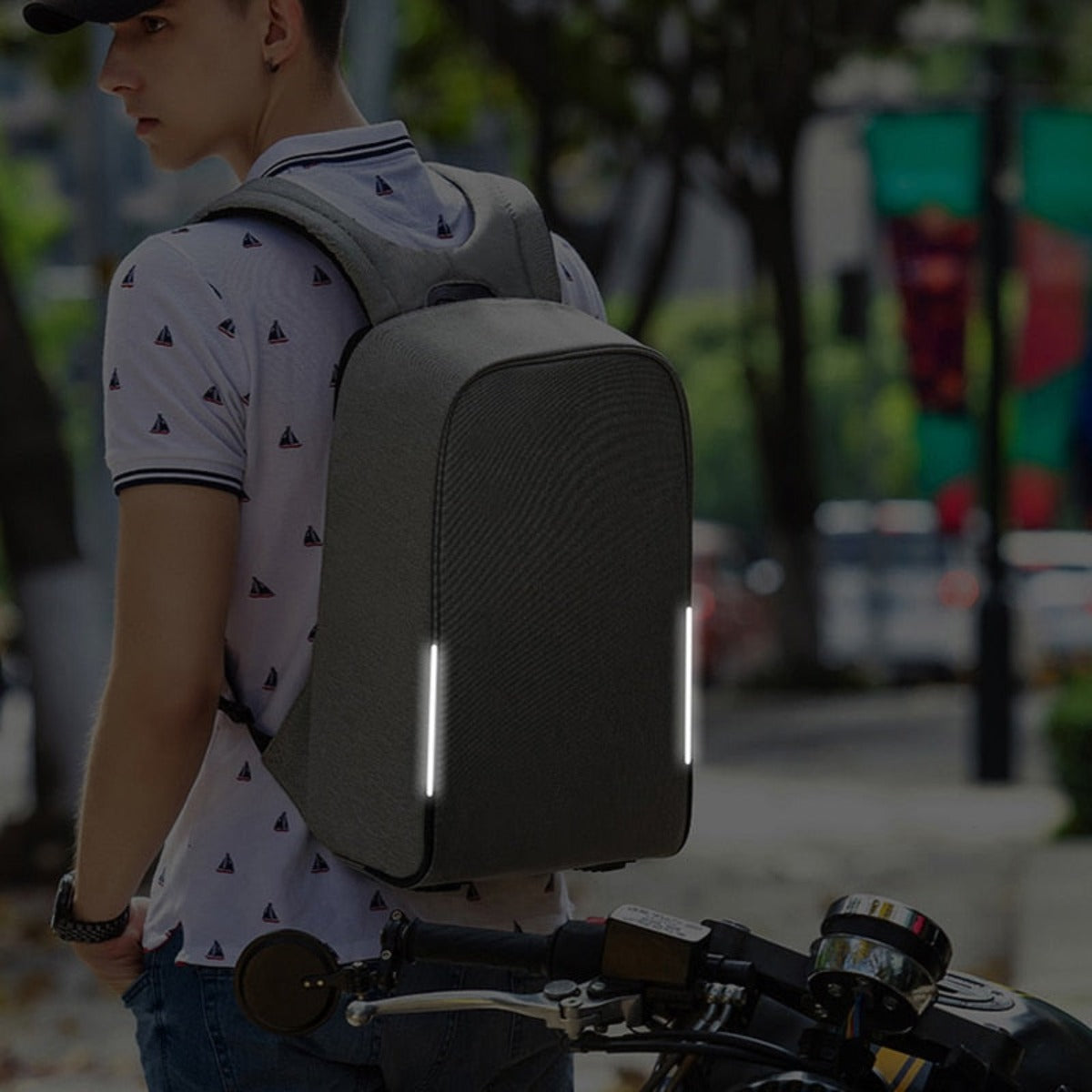 Sac à Dos Antivol avec Port USB en Tendance pour PC Portable