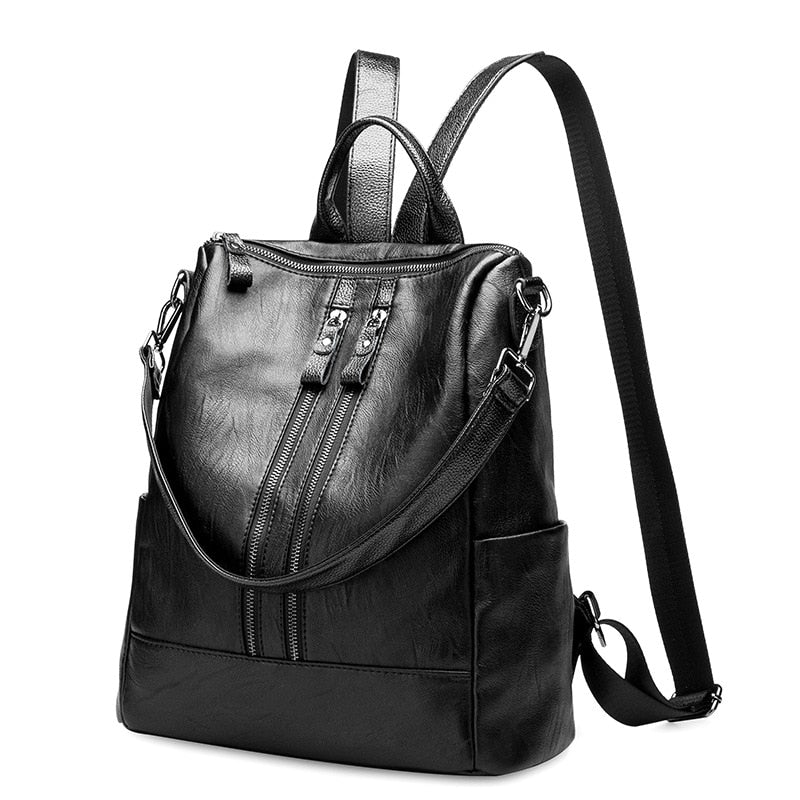 Sac à Dos Décontracté de Grande Capacité pour Femme