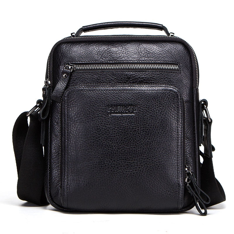 Sac Bandoulière en Cuir Polyvalent et Elégant pour Homme