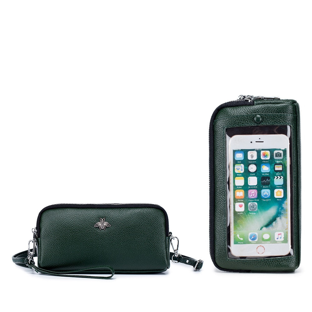 Portefeuille Téléphone Potable à Bandoulière pour Femme