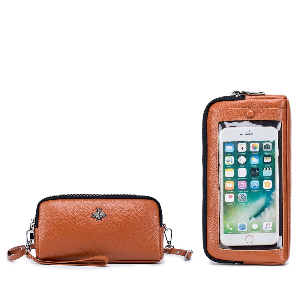 Portefeuille Téléphone Potable à Bandoulière pour Femme
