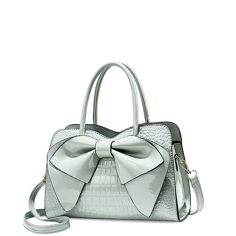 Sac à main tendance pour femmes avec un grand nœud – Look moderne et élégant