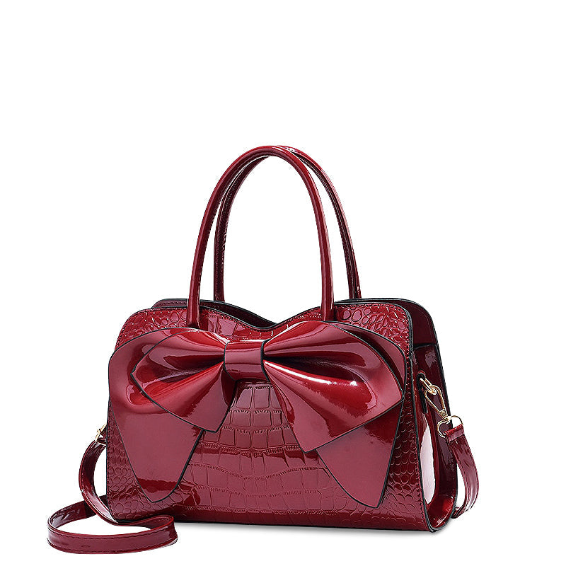 Sac à main tendance pour femmes avec un grand nœud – Look moderne et élégant