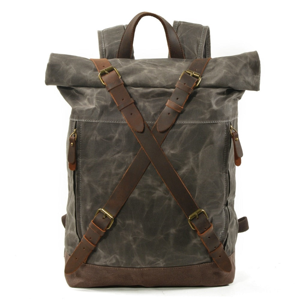 Sac à Dos de Randonnée Léger en Toile Imperméable pour Homme