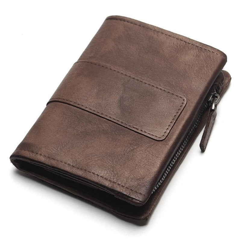 Portefeuille & Billets de Luxe Vintage en Cuir