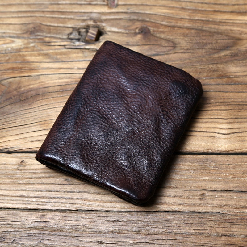 Porte-Monnaie en Cuir Souple pour Homme